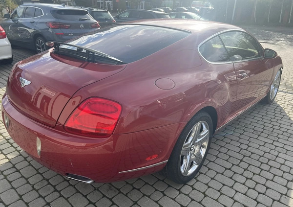 Bentley Continental GT cena 92900 przebieg: 108000, rok produkcji 2006 z Gdańsk małe 121